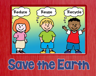 Save earth red
